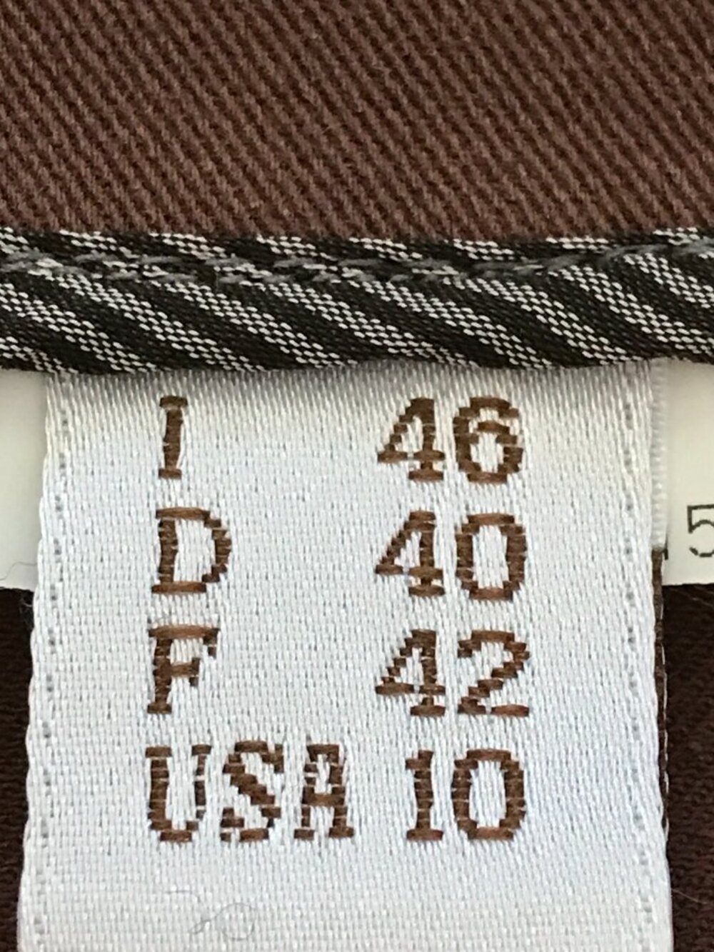 Brunello Cucinelli Crepe Slim Ankle Pants Women 10 Brown Mid Rise Stretch 19284 - Picture 4 of 13